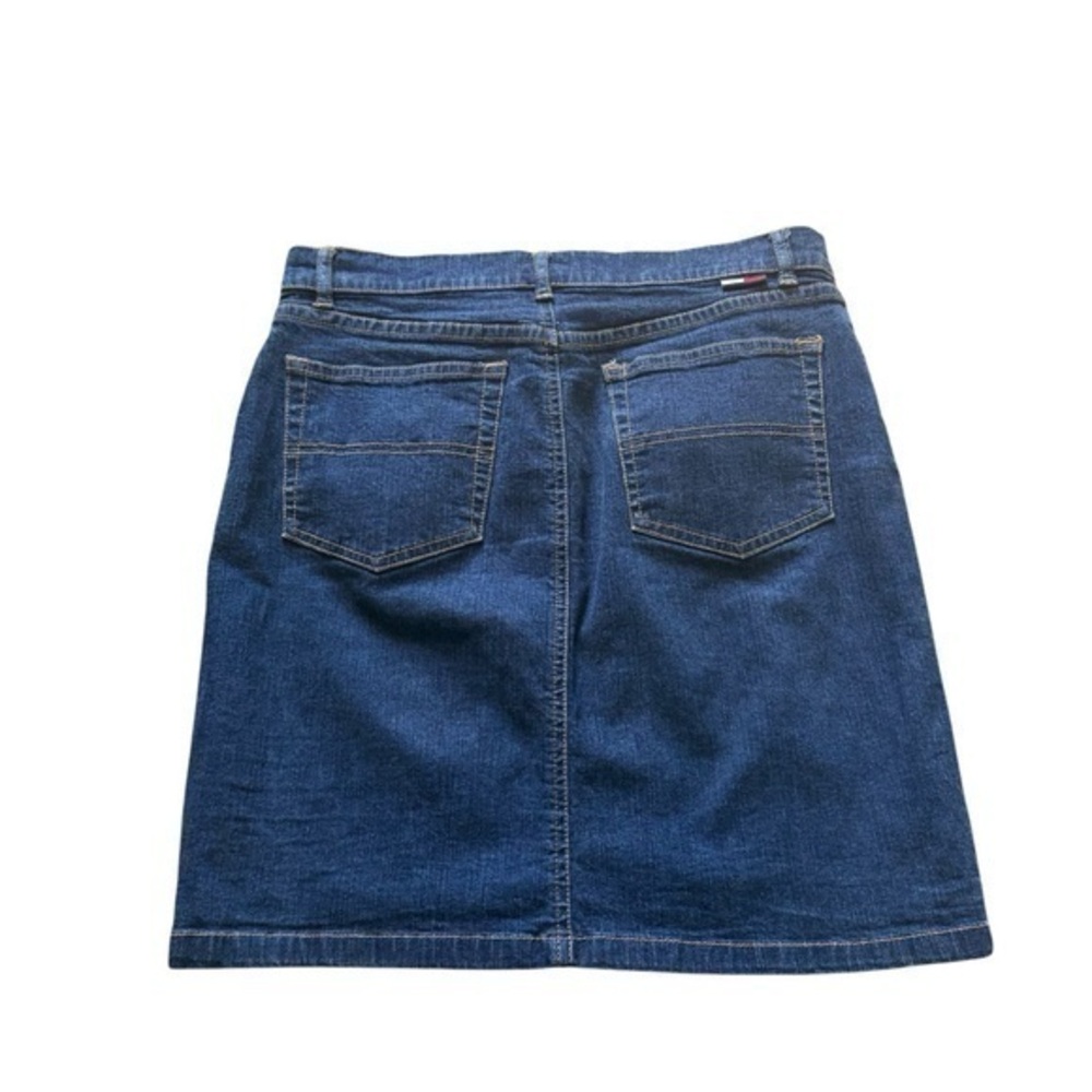 Vintage Y2K early 2000’s Tommy Hilfiger Denim Blue mini pencil Skirt